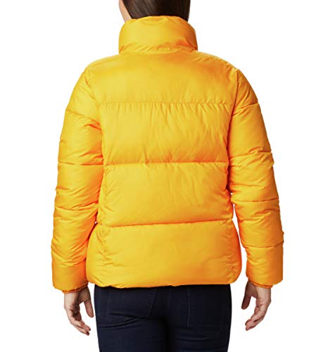 Columbia Puffect Chaqueta para Mujer, Amarillo (Bright Marigold), M