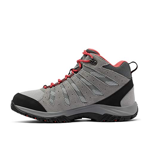 Columbia Redmond Iii Mid Waterproof Zapatillas para caminar para Mujer, Gris (Steam, Red Coral), 37 EU