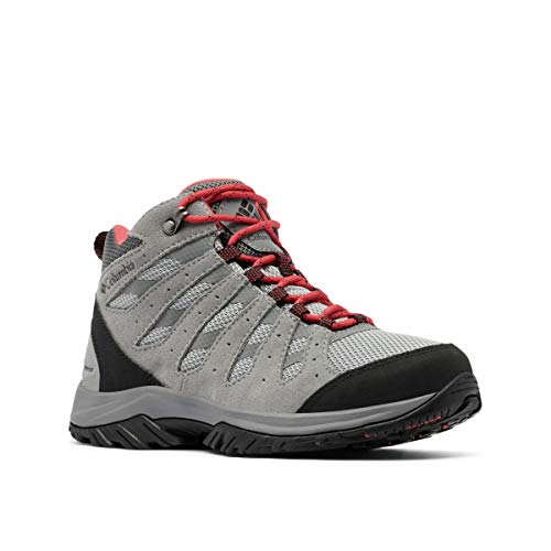 Columbia Redmond Iii Mid Waterproof Zapatillas para caminar para Mujer, Gris (Steam, Red Coral), 37 EU