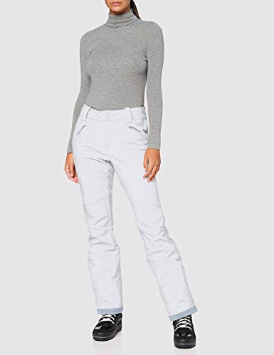 Columbia Roffe Ridge III Pantalón de esquí, Mujer, White, 12 R