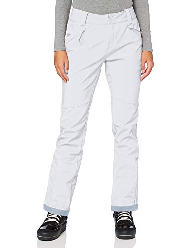 Columbia Roffe Ridge III Pantalón de esquí, Mujer, White, 12 R