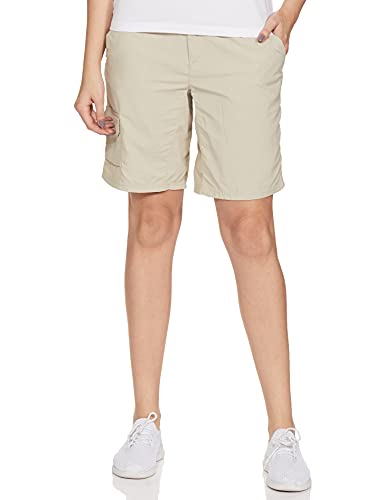 Columbia Short Silver Ridge Cargo Shorts, Mujer, Beige (Fossil), 38 ES (Talla Fabricante: 6)