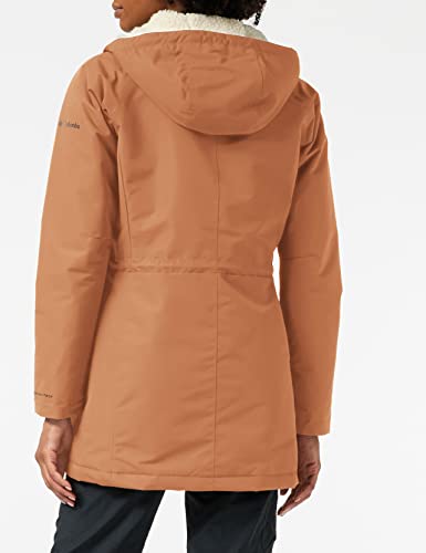 Columbia South Canyon Sherpa, Chaqueta impermeable forrada de Sherpa, Mujer, Marrón (Camel Brown) Talla S