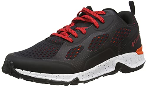 Columbia Vitesse, Zapatillas para Caminar Hombre, Rojo Negro Bright Red Black, 40.5 EU