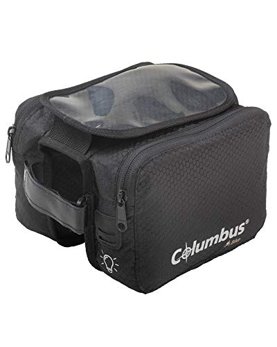 COLUMBUS Bike Frame Bag+ movil Bolso para Bici Ciclismo, Adultos Unisex, Multicolor (Multicolor), Talla Única