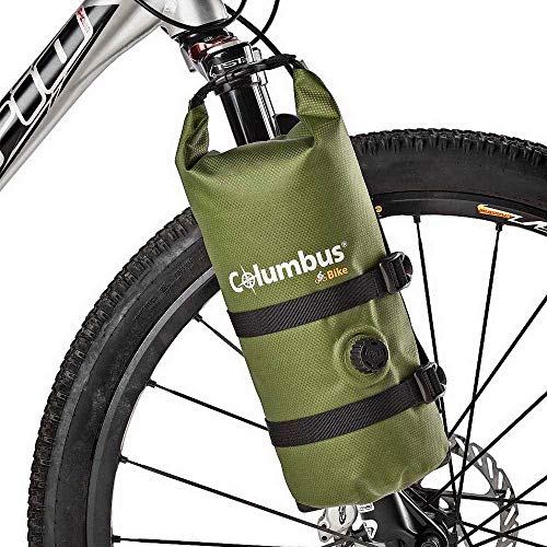 COLUMBUS- Fork Bag with Cage Green Bolsa de Horquilla