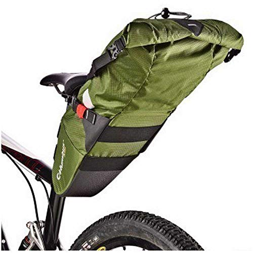 COLUMBUS- Saddle Pack Green Bolsa de sillin de 11L