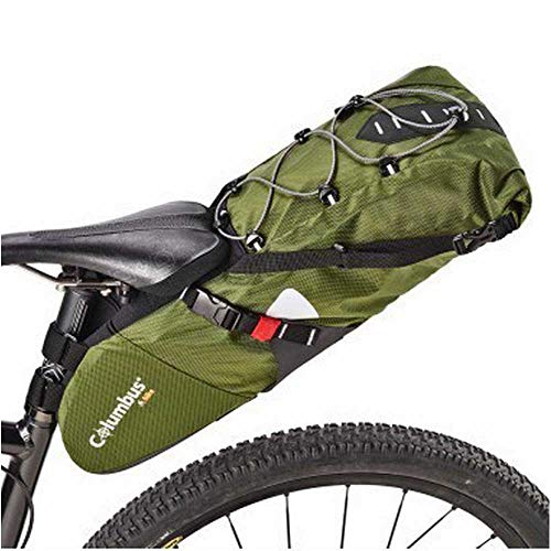 COLUMBUS- Saddle Pack Green Bolsa de sillin de 11L