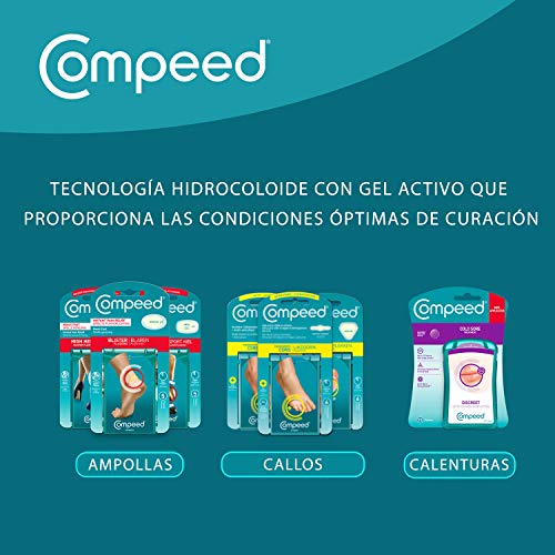 COMPEED Stick Anti-fricción 8 ml - Barra Anti -Fricción, Tratamiento de pies eficaz contra la fricción y la formación de ampollas.