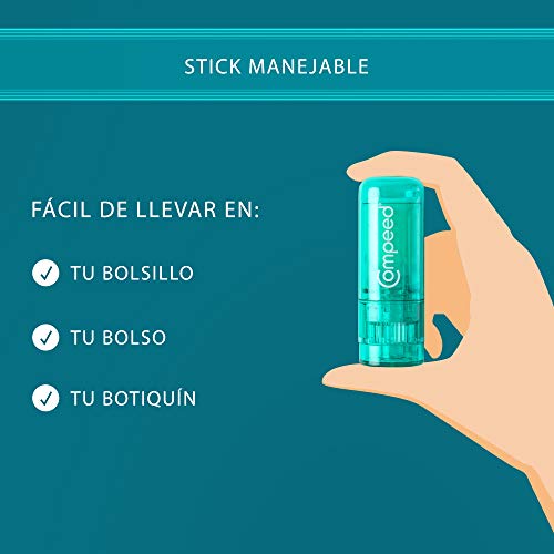 COMPEED Stick Anti-fricción 8 ml - Barra Anti -Fricción, Tratamiento de pies eficaz contra la fricción y la formación de ampollas.