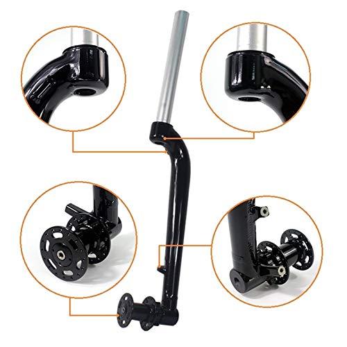 Componentes de bicicleta de horquilla delantera de Bicicleta frontal tenedor 26 / 27.5er MTB Bicicleta de montaña Tenedor duro Colorful Individuality Fork DIY Lefty Fork Bike Fork with Bike Hub