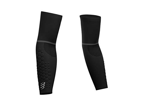 COMPRESSPORT ArmForce Ultralight Manguito de compresión, Unisex Adulto, Negro, T3