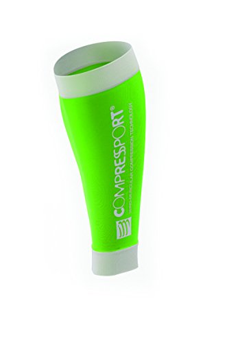 Compressport Calf R2 - Pernera unisex, color verde, talla S (Tamaño Fabricante : T1)