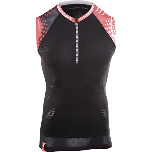 COMPRESSPORT - Camiseta de compresión para Hombre, Talla XS (Talla del Fabricante : T0), Color Negro