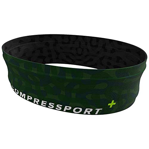 Compressport Cinturón Free Belt - Camo Neon 2020 Verde Camuflaje Talla de Guantes XL/XXL