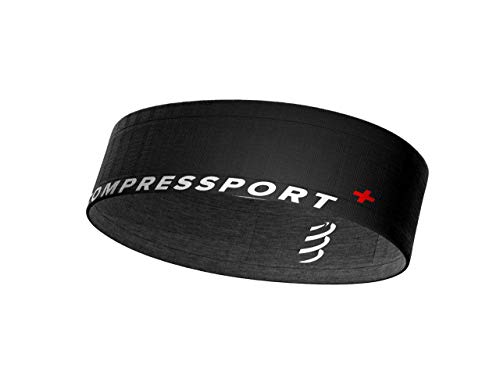 COMPRESSPORT Free Belt Cinturón de Correr, Unisex-Adult, Negro, M/L