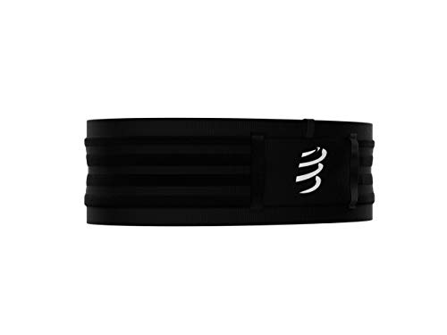 COMPRESSPORT Free Belt Pro Cinturón de Correr, Unisex-Adult, Negro, XS-S