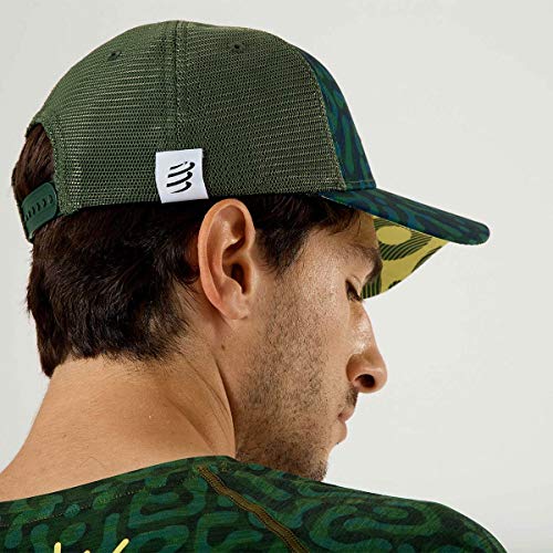 Compressport Gorra Trucker Cap - Camo Neon 2020 Verde