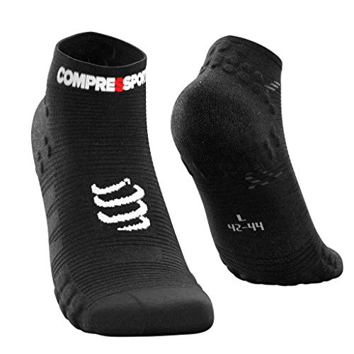 COMPRESSPORT Pro Racing Socks v3.0 Run High Calcetines, Unisex-Adult, Negro, 35-38 (T1)