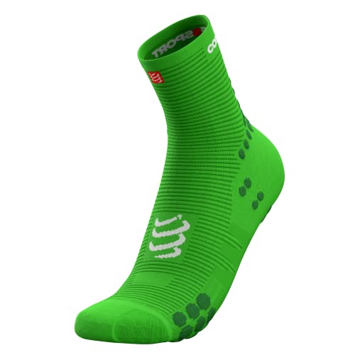 COMPRESSPORT Pro Racing Socks V3.0 Run High - Summer Refresh 2021 Greenery/willow Bough Talla de ropa T1