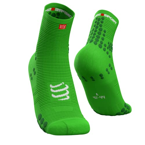 COMPRESSPORT Pro Racing Socks V3.0 Run High - Summer Refresh 2021 Greenery/willow Bough Talla de ropa T1