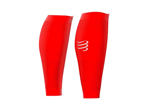 COMPRESSPORT R2 V2 Perneras, Hombre, Rojo, T1