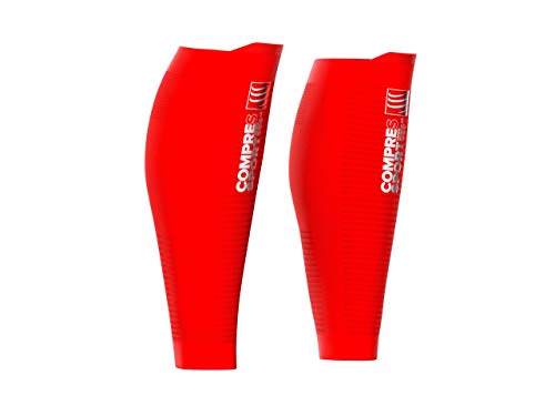 COMPRESSPORT R2 V2 Perneras, Hombre, Rojo, T1