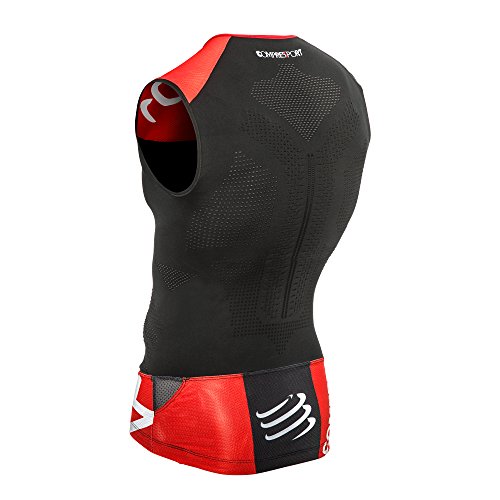 COMPRESSPORT TR3 - Camiseta sin Mangas para Hombre, Camiseta, Color Negro, tamaño Small