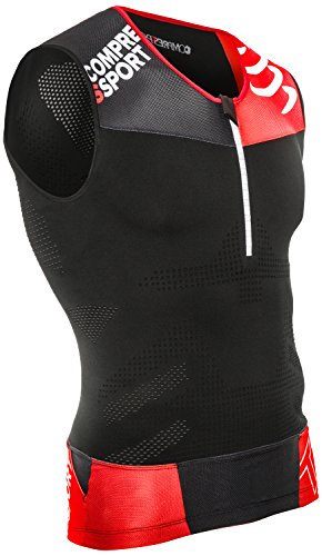 COMPRESSPORT TR3 - Camiseta sin Mangas para Hombre, Camiseta, Color Negro, tamaño Small