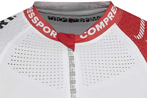 COMPRESSPORT Trail V2 - Camiseta sin Mangas para Hombre, Camiseta, Color Blanco, tamaño Small