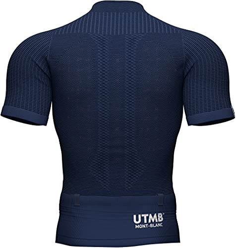 COMPRESSPORT Ultra-Trail Postural UTMB 2021 - Camiseta de manga corta, color azul, azul, medium