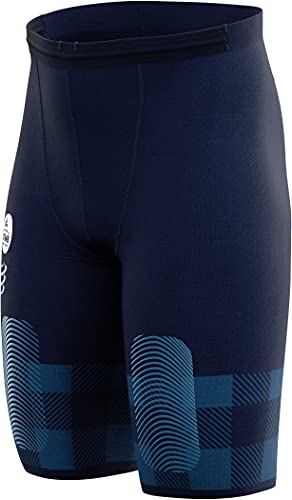 COMPRESSPORT Ultra-Trail Under Control UTMB 2021 - Pantalones cortos para correr, color azul, azul, T4 | XL