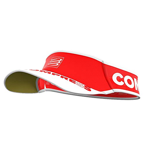 COMPRESSPORT Ultraligh Visor Visera, Unisex, Rojo, Talla Única