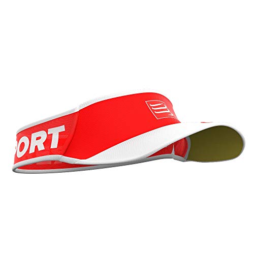 COMPRESSPORT Ultraligh Visor Visera, Unisex, Rojo, Talla Única