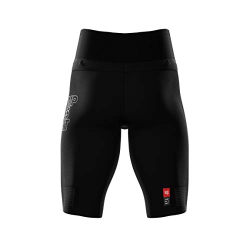 COMPRESSPORT V3 T4 Pantalones Cortos de Trail para Adultos, Color Negro, XL