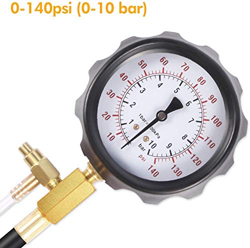 Comprobador De Presión De Bomba De Combustible Diesel Y Gasolina, 0-140 Psi