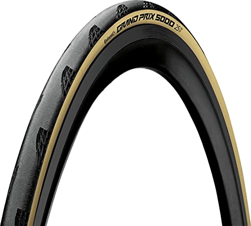 Continental Cubierta Grand Prix 5000 700x28 Plegable Negro/Crema 28-622