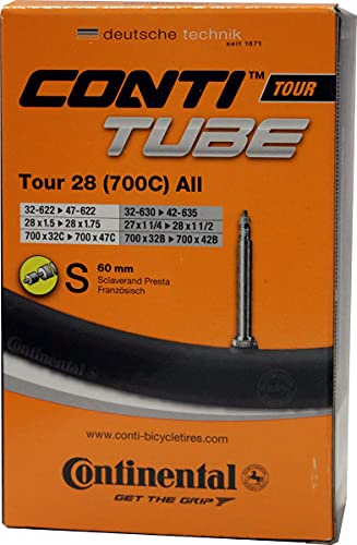 Continental Luftschlauch-Fahrrad Tour 28 All Bike Parts, Unisex, s60, 32/47-609/642