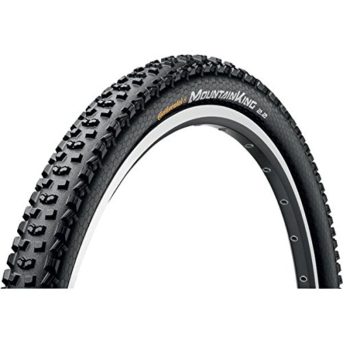 Continental Mountain King Neumáticos para Bicicleta, Unisex Adulto, Negro, 26 x 2.4