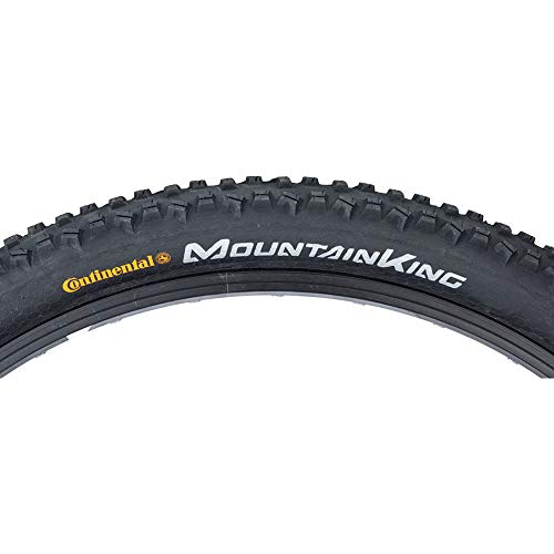 Continental Mountain King Neumáticos para Bicicleta, Unisex Adulto, Negro, 26 x 2.4