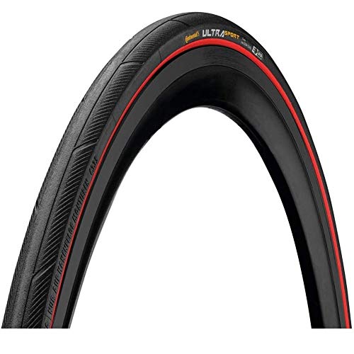 Continental Ultra Sport 3 80 Tpi Puregrip Compound Foldable 700 x 23C Neumáticos para Bicicleta, Adultos Unisex, Negro, Talla Única