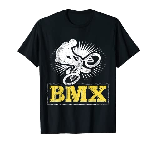 Cool BMX Dirt Bike Freestyle Rider Regalo Retro Camiseta
