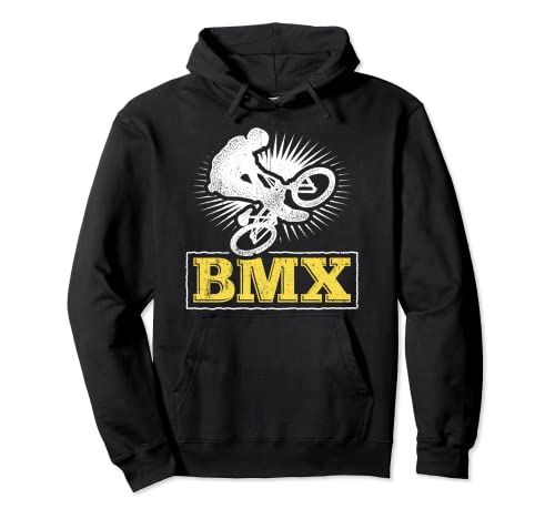 Cool BMX Dirt Bike Freestyle Rider Regalo Retro Sudadera con Capucha