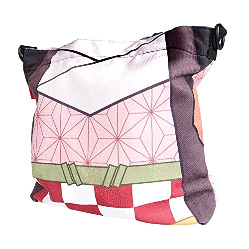 CoolChange Bolso de hombro para fans de Kimetsu no Yaiba | bolso tote con patrón de Nezuko Kamado