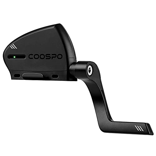 CooSpo Sensor de Cadencia y Velocidad 2 en 1 Bluetooth Ant + Sensor de Cadencia de Ciclismo Inalámbrico RPM para Computadora de Ciclismo Compatible con Runtastic Pro Zwift Openrider Rouvy UA Run