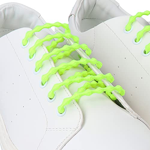 CORD ON - Cordones elásticos para zapatillas de running y triatlón, Xtenex, no necesitan atarse, ajustables, especiales deporte. Medida 2.5 - 5.6 mm - 1 par (Amarillo F, 90 cm)
