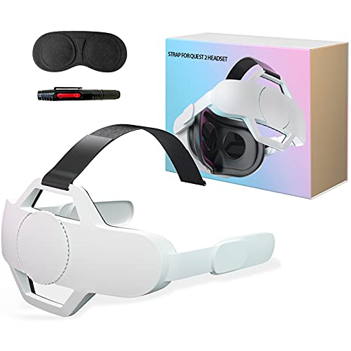 Correa elite ajustable Oculus quest 2 strap almohadilla para la cabeza extraíble y lavable juego de accesorios para correa para la cabeza Quest 2 con tapa cubierta de lente y pluma de lente