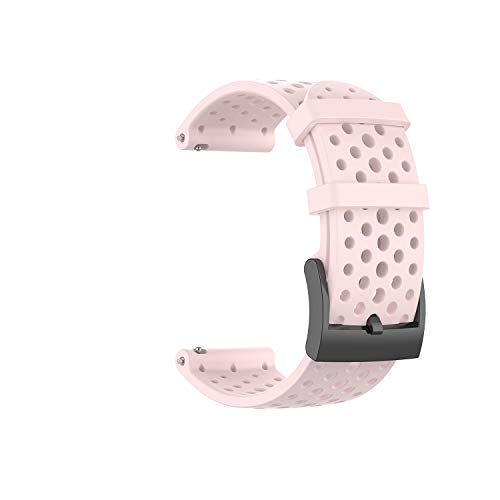 Correa para Suunto 7/Suunto 9,Correas Reloj,Bandas Correa Repuesto,Reloj Recambio Brazalete Correa Repuesto para Suunto Spartan Sport /Suunto Spartan Sport Wrist hr/Suunto9 baro/Suunto D5 (Rosa, L)