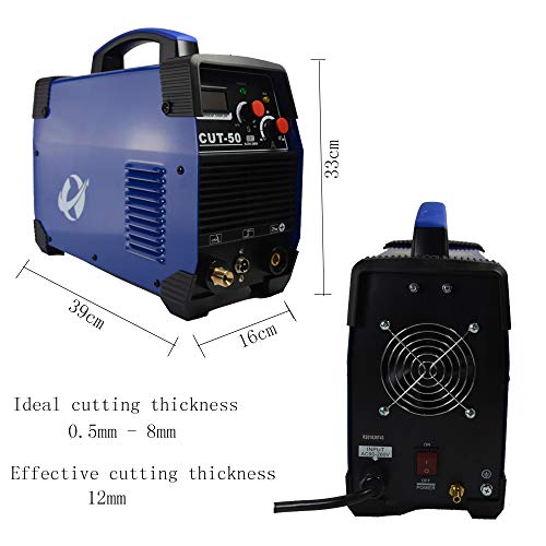 Cortadora De Plasma, 230V CUT50 IGBT Con 50 Amperios, Potencia De Corte De Hasta 20MM