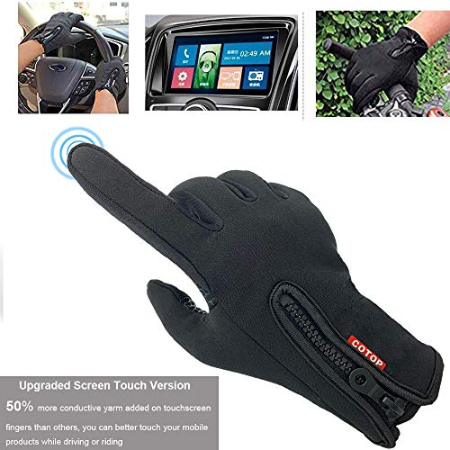 COTOP Guantes de ciclismo, guantes de pantalla táctil a prueba de viento al aire libre para ciclismo caza escalada jardinería camping y otros deportes al aire libre